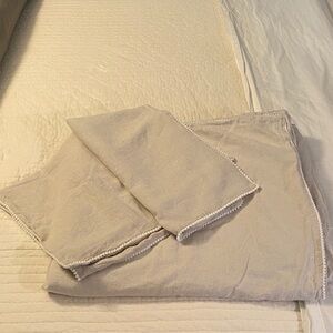 Simple Opulence Linen King Shams and Duvet Cover